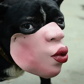 Dog Funny Mask Humor Pet masks Halloween Dog Mouth Mask of Anti-bite Anti-picking Anti-called Pet Supplies
Dog Funny Mask Humor Pet masks Halloween Dog Mouth Mask of Anti-bite Anti-picking Anti-called Pet Supplies