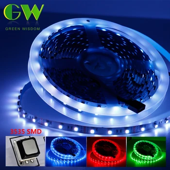 New arrival RGB LED Strip SMD 3535 DC12V RGB Changeable Led Strip Light 60LEDs/m 120LEDs/m Flexible Led Strip Tape Lamp 5M/Roll
New arrival RGB LED Strip SMD 3535 DC12V RGB Changeable Led Strip Light 60LEDs/m 120LEDs/m Flexible Led Strip Tape Lamp 5M/Roll