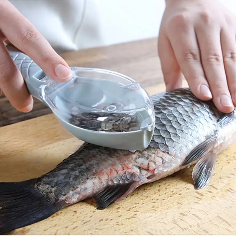 Fish Scale Manual Scraper Hangable, Easy To Clean Plastic Fish Cleaning Tool Kitchen Tool With Lid Cooking Utensils
Fish Scale Manual Scraper Hangable, Easy To Clean Plastic Fish Cleaning Tool Kitchen Tool With Lid Cooking Utensils
