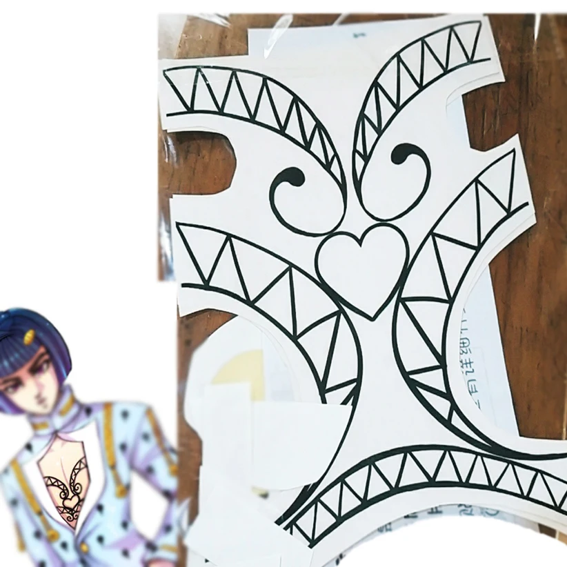 Anime Jojo JoJo's Bizarre Adventure Bruno Bucciarati Cosplay Men Women Temporary Tattoos Stickers Halloween Christmas Party
Anime Jojo JoJo's Bizarre Adventure Bruno Bucciarati Cosplay Men Women Temporary Tattoos Stickers Halloween Christmas Party