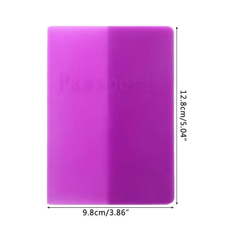 THINKTHENDO Candy Color Silicone Passport Case Cover Ticket Cards Holder Travel Accessories Unisex Oxford Fabric Cards Organizer
THINKTHENDO Candy Color Silicone Passport Case Cover Ticket Cards Holder Travel Accessories Unisex Oxford Fabric Cards Organizer