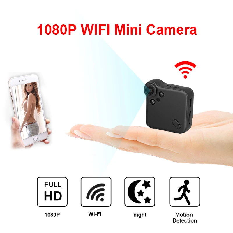 HD 1080P WiFi C1S Mini Camera Magnetic Webcam with Night Vision Motion Sensor IP Camcorder Video Audio Recorder Micro Secret Cam
HD 1080P WiFi C1S Mini Camera Magnetic Webcam with Night Vision Motion Sensor IP Camcorder Video Audio Recorder Micro Secret Cam
