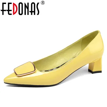 FEDONAS Vintage Fashion Elegant Women Pumps New Genuine Leather High Heels Spring Summer Office Party Shoes Woman Basic Shoes
FEDONAS Vintage Fashion Elegant Women Pumps New Genuine Leather High Heels Spring Summer Office Party Shoes Woman Basic Shoes