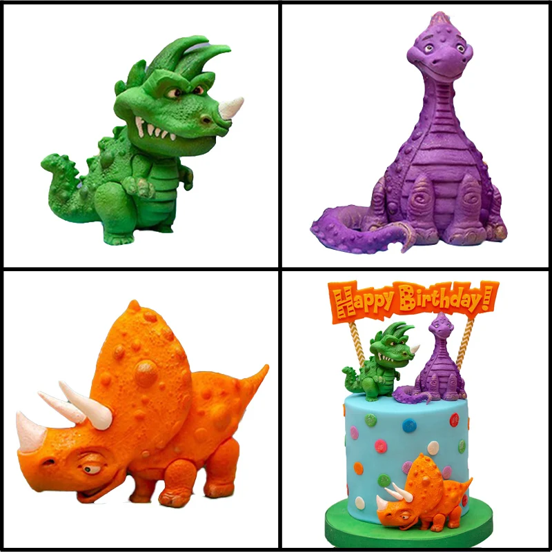 Meibum Jurassic Dinosaur Silicone Fondant Cake Mold Kids Birthday Party Pastes Sugar Craft Pastry Decorating Mould Baking Tools
Meibum Jurassic Dinosaur Silicone Fondant Cake Mold Kids Birthday Party Pastes Sugar Craft Pastry Decorating Mould Baking Tools