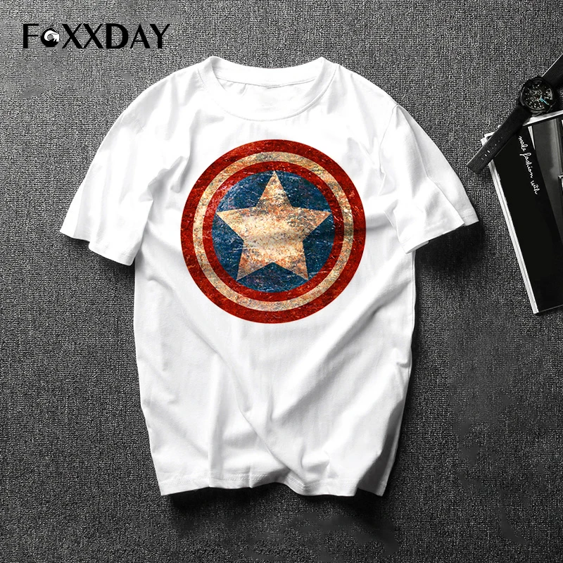 2018 Men T shirt Captain America Personalized print T-shirt Avengers Boy Tee Shirt Brand clothing fashionable and casual
2018 Men T shirt Captain America Personalized print T-shirt Avengers Boy Tee Shirt Brand clothing fashionable and casual