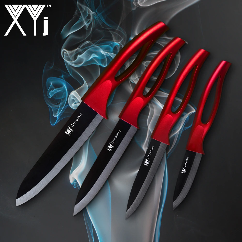 XYj Kitchen Ceramic Knife Set Paring Utility Slicer Chef Cooking Ceramic Knives Sharp Blade Comfortable Hollow Handle Chef Tools
XYj Kitchen Ceramic Knife Set Paring Utility Slicer Chef Cooking Ceramic Knives Sharp Blade Comfortable Hollow Handle Chef Tools