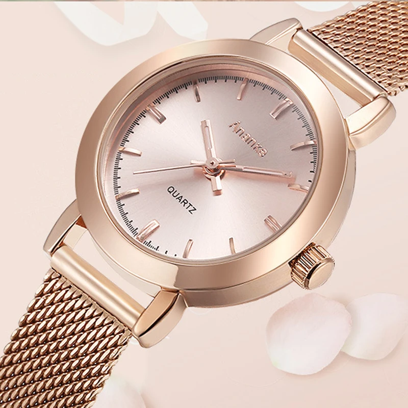 Luxury Rose Gold Ladies Casual Watch Top Brand Women Bracelet Watches Steel Mesh Waterproof Clock relogio feminino Gift for Girl
Luxury Rose Gold Ladies Casual Watch Top Brand Women Bracelet Watches Steel Mesh Waterproof Clock relogio feminino Gift for Girl