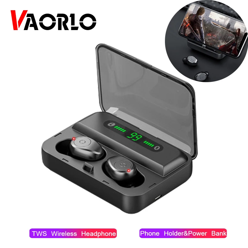 Bluetooth 5.0 TWS Earphones With LED Display Power Bank Phone Holder Waterproof Sport Music True Wireless Earbuds Mini Headsets
Bluetooth 5.0 TWS Earphones With LED Display Power Bank Phone Holder Waterproof Sport Music True Wireless Earbuds Mini Headsets