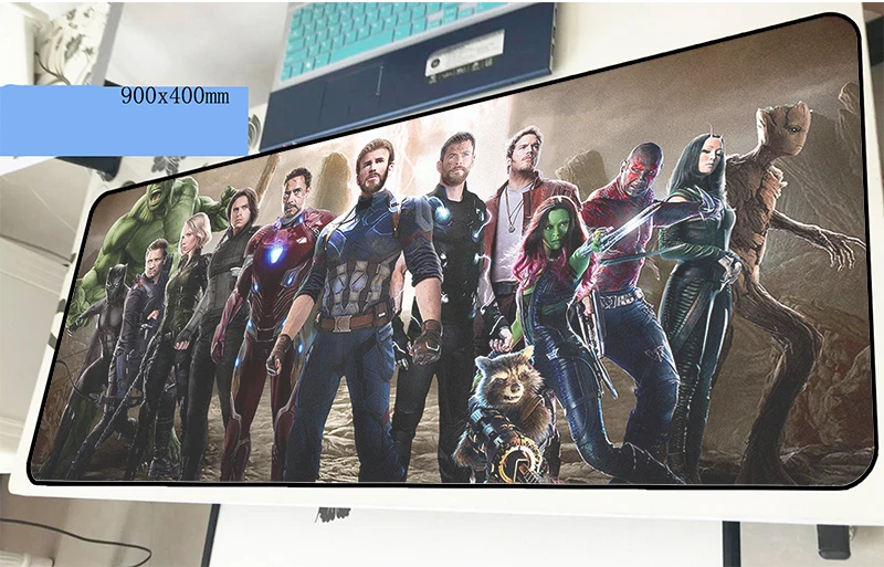 Avengers mousepad 90x40cm New arrival gaming mouse pad gamer mat thick game computer desk padmouse keyboard large play mats
Avengers mousepad 90x40cm New arrival gaming mouse pad gamer mat thick game computer desk padmouse keyboard large play mats