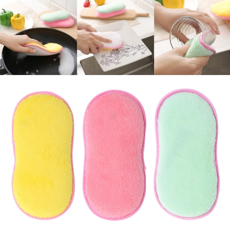 1Pc Useful Multipurpose Double Sided Sponge Cleaning Dish Washing Kitchen Clean Tool
1Pc Useful Multipurpose Double Sided Sponge Cleaning Dish Washing Kitchen Clean Tool