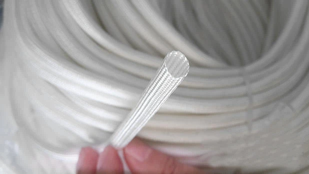 Glass Fiber High Temperature Electrical Insulation Tube Sleeving 600°C 