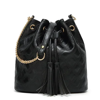 PU bag 2018 summer new Korean tassel bucket bag simple and stylish generous women's Messenger shoulder bag capacity Shoulder Bag
PU bag 2018 summer new Korean tassel bucket bag simple and stylish generous women's Messenger shoulder bag capacity Shoulder Bag