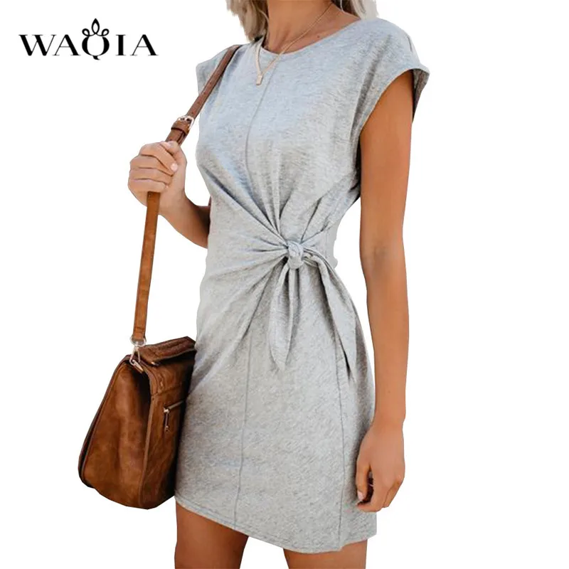 WAQIA 2019 Summer Women's Bohemian Beach Dresses Personality Slim Short Sleeve Tie Waist Tunic Casual Summer Vestidos Plus Size
WAQIA 2019 Summer Women's Bohemian Beach Dresses Personality Slim Short Sleeve Tie Waist Tunic Casual Summer Vestidos Plus Size