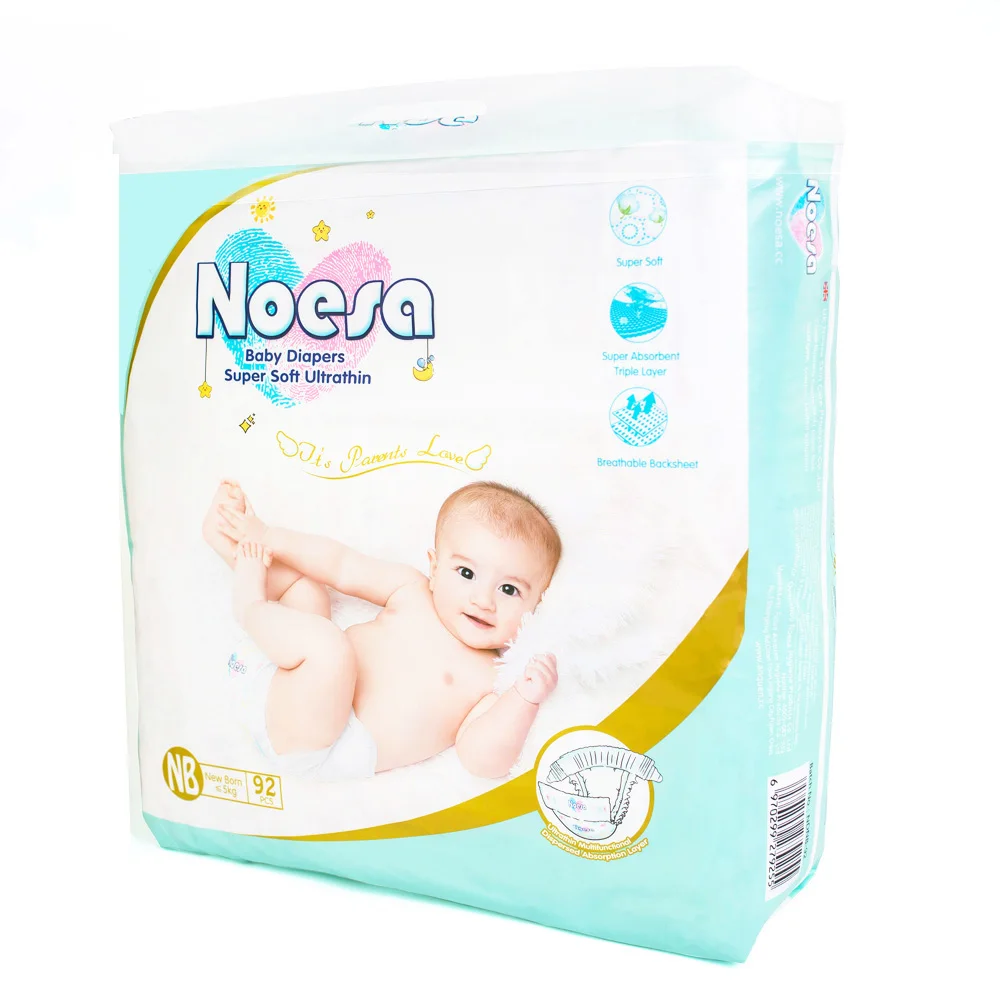 NOESA NDNB-92 Overnight Baby Diapers Size NB,92Count,Keep Baby from Diaper Rash,Slim & Soft,for<5KG(Newborn)
NOESA NDNB-92 Overnight Baby Diapers Size NB,92Count,Keep Baby from Diaper Rash,Slim & Soft,for<5KG(Newborn)