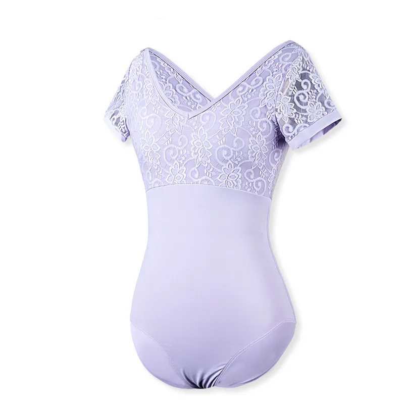 Ballet Elastic Fabric breathable Lace Serve Short Sleeve Woman Yoga Artistic Gymnastics Practice
Ballet Elastic Fabric breathable Lace Serve Short Sleeve Woman Yoga Artistic Gymnastics Practice