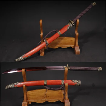 Chinese Traditional Sword Zhanma Dao Saber Hand Made Folded Steel Plating finished Martial Art Sharp Supply
Chinese Traditional Sword Zhanma Dao Saber Hand Made Folded Steel Plating finished Martial Art Sharp Supply