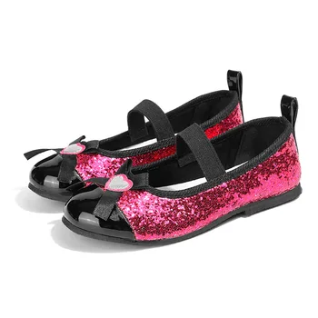 Summer Kids Flat Shoes Heart Pattern Pink Rose red Sequins Princess Shoes For Girls Party Wedding Children Loafers Shoes
Summer Kids Flat Shoes Heart Pattern Pink Rose red Sequins Princess Shoes For Girls Party Wedding Children Loafers Shoes