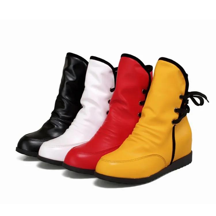 Autumn & Winter Women Boots Spring Female Shoes Fall Fashion Boots Women's Shoes Height Increasing Snow Boots Wedges 34--43
Autumn & Winter Women Boots Spring Female Shoes Fall Fashion Boots Women's Shoes Height Increasing Snow Boots Wedges 34--43