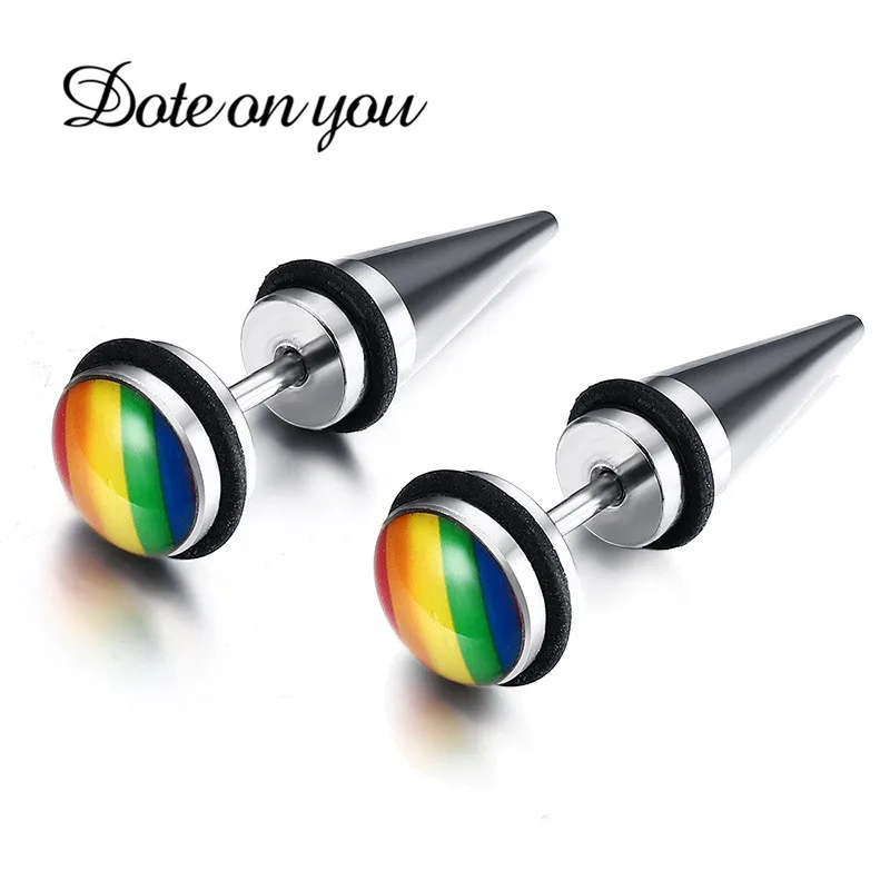 2018 Real Brincos Lgbt Rainbow Earring Gay Pride Stud Earrings For Fashion Jewelry Brinco Pendientes Aretes Wholesale Gifts
2018 Real Brincos Lgbt Rainbow Earring Gay Pride Stud Earrings For Fashion Jewelry Brinco Pendientes Aretes Wholesale Gifts