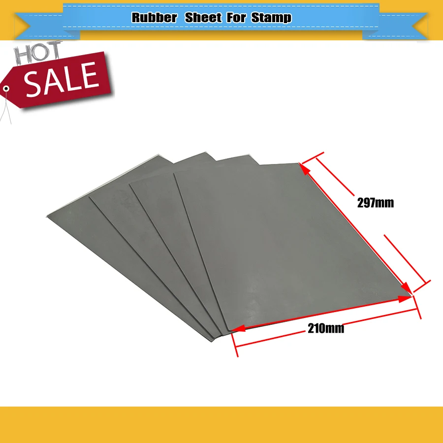 2pcs/lots Laser Rubber Sheet 297*210*2.3mm with Environmental Protection For Stamp
2pcs/lots Laser Rubber Sheet 297*210*2.3mm with Environmental Protection For Stamp