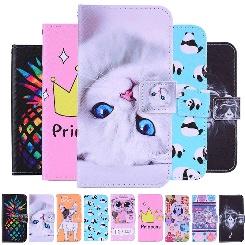 Кожаный чехол книжка для Samsung Galaxy S7 Edge S8 S9 S10 Plus S5 Neo A3 A5 J3 J5 2017 J4 J6 A7 2018 M10 M20 M30 A30
