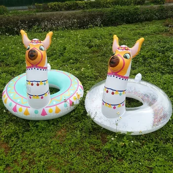 Children's Glitter Alpaca Inflatable Swimming Ring Floating Swim Ring Animal Shape Swimming Pool Floatie for Kids Water Fun Toys
Children's Glitter Alpaca Inflatable Swimming Ring Floating Swim Ring Animal Shape Swimming Pool Floatie for Kids Water Fun Toys