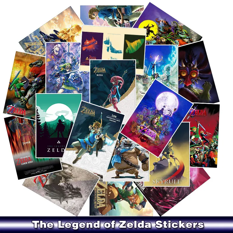25 Pcs/pack Not Repeat The Legend of Zelda Anime Stickers for Car Laptop PVC Bicycle Home Decal Waterproof PVC Toy Stickers
25 Pcs/pack Not Repeat The Legend of Zelda Anime Stickers for Car Laptop PVC Bicycle Home Decal Waterproof PVC Toy Stickers