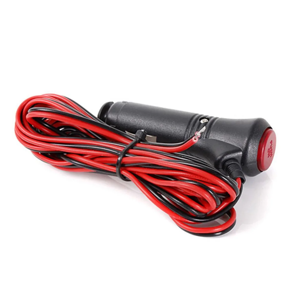 12V/24V Car Styling Cigarette Lighter Plug With Switch Light Red Power Cord 1M Automobiles Power Cord Belt Multifunctional Wire
12V/24V Car Styling Cigarette Lighter Plug With Switch Light Red Power Cord 1M Automobiles Power Cord Belt Multifunctional Wire