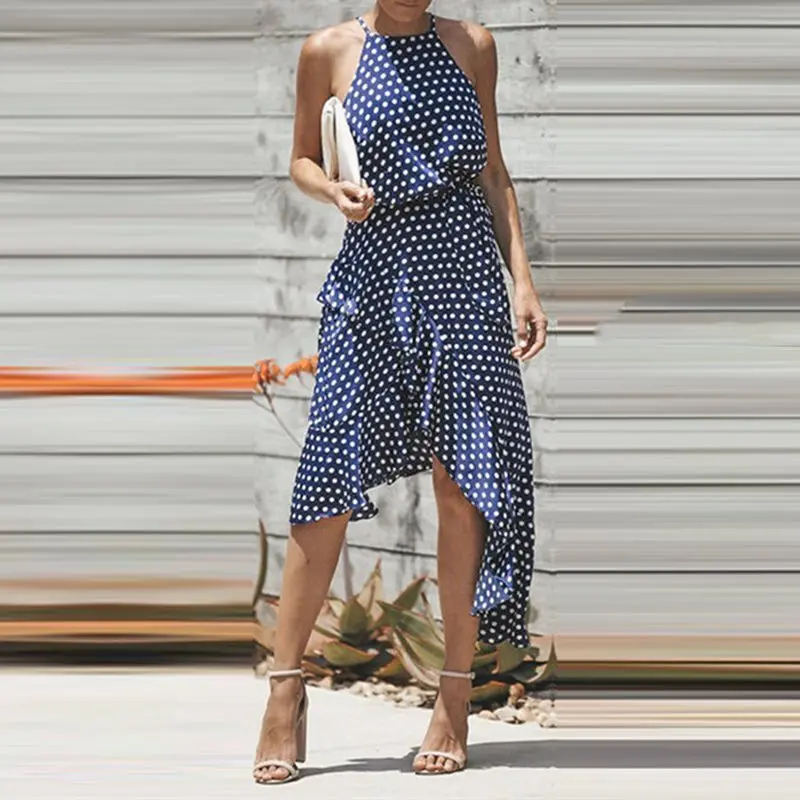 Sisjuly Women Halter Polka Dot Vintage Dress Beach Sexy Off Shoulder Black Summer Travel Blue Elegant Ladies Chic Casual Dresses
Sisjuly Women Halter Polka Dot Vintage Dress Beach Sexy Off Shoulder Black Summer Travel Blue Elegant Ladies Chic Casual Dresses