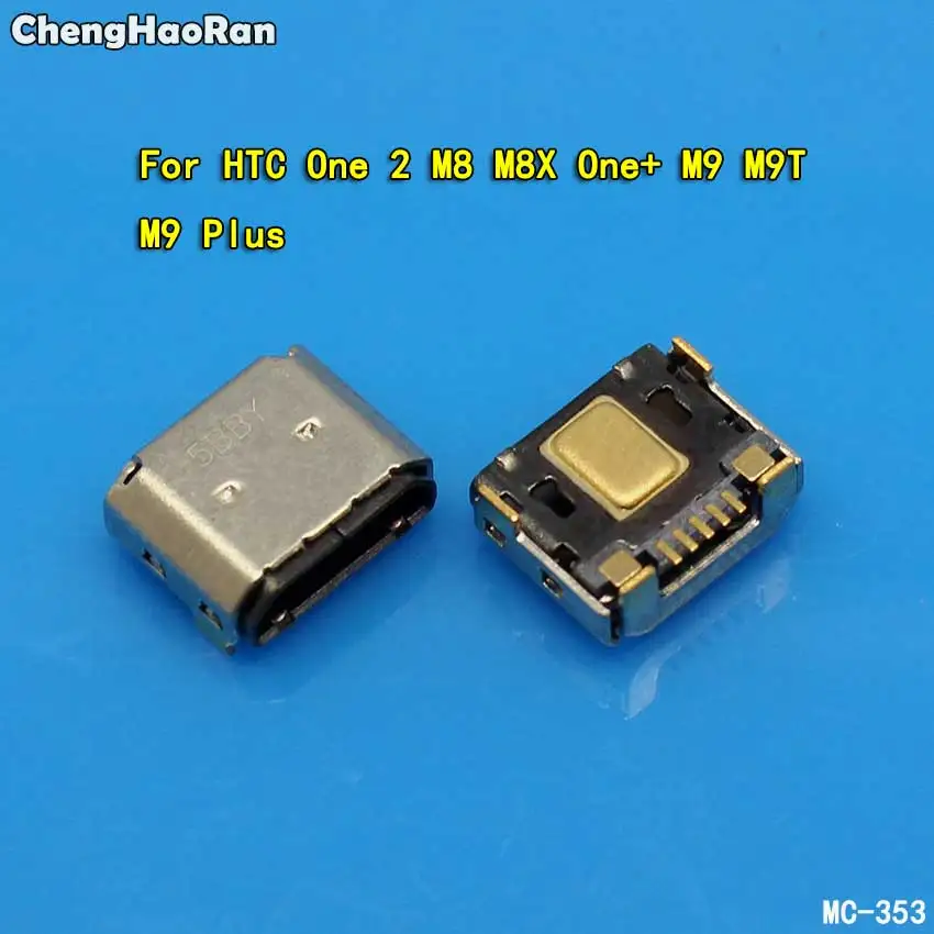 Зарядный разъем ChengHaoRan 2 шт. Micro USB для зарядки HTC One M8 M8X + M9 M9T Plus|Шлейфы мобильных