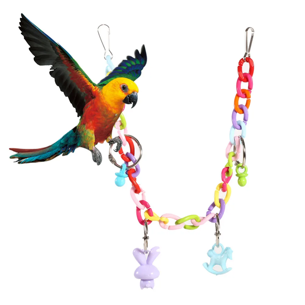 35cm Cockatiel Parrot Toys Wooden Steel Hanging Bell Cage Toys Parrots Bird Squirrel Funny Chain Swing Toy Pet Bird Supplies
35cm Cockatiel Parrot Toys Wooden Steel Hanging Bell Cage Toys Parrots Bird Squirrel Funny Chain Swing Toy Pet Bird Supplies