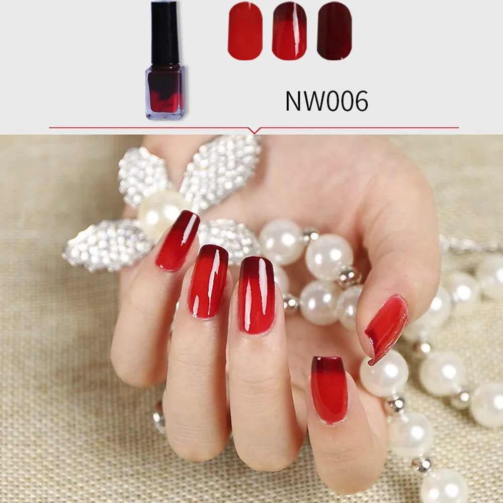 2018 new Thermal 6ml Temperature Color Changing Nail Art Varnish DIY Manicure Supplies Nail Polish Control Nail Oil cosmetic
2018 new Thermal 6ml Temperature Color Changing Nail Art Varnish DIY Manicure Supplies Nail Polish Control Nail Oil cosmetic