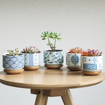 garden supplies garden flower pots planters+bamboo pot trays Japanese style ceramic floor desktop office home decorative pots
garden supplies garden flower pots planters+bamboo pot trays Japanese style ceramic floor desktop office home decorative pots