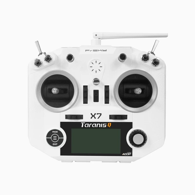 Original FrSky TARANIS Q X7 2.4G ACCST 16CH Telemetry Radio Transmitter Open TX for RC Quadcopter Helicopter Airplane
Original FrSky TARANIS Q X7 2.4G ACCST 16CH Telemetry Radio Transmitter Open TX for RC Quadcopter Helicopter Airplane