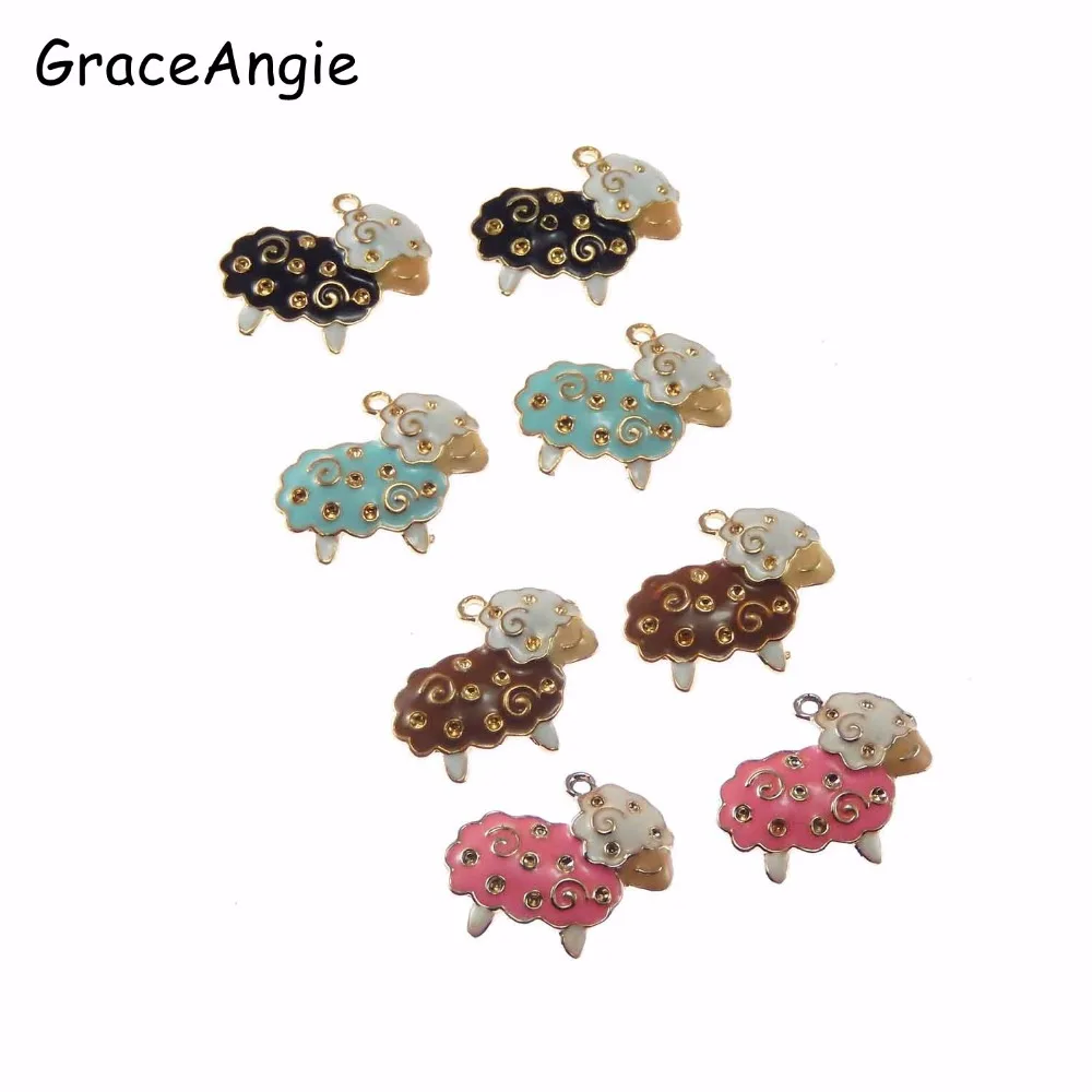4pcs Mix Enamel Animal Sheep Charms Earrings Bracelets Jewelry Findings Necklace Pendant Crafts Handmade Hair Accessories
4pcs Mix Enamel Animal Sheep Charms Earrings Bracelets Jewelry Findings Necklace Pendant Crafts Handmade Hair Accessories