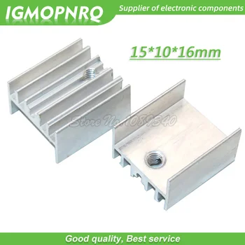 10pcs white Aluminum Heatsink Radiator 15*10*16mm Transistor TO-220 For TO220 Transistors IGMOPNRQ
10pcs white Aluminum Heatsink Radiator 15*10*16mm Transistor TO-220 For TO220 Transistors IGMOPNRQ
