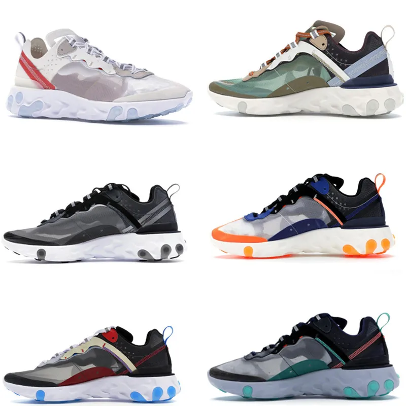 2019 Epic React Element 87 Undercover Men Running Shoes Designer Sneakers Sports Mens Trainer Shoes Sail Light Bone
2019 Epic React Element 87 Undercover Men Running Shoes Designer Sneakers Sports Mens Trainer Shoes Sail Light Bone