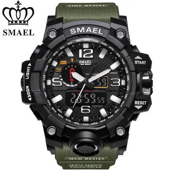 SMAEL Brand Men G Style Sport Watch LED Digital Waterproof Shock Male Clock Relogios Masculino Men's Gift Military Wrist Watches
SMAEL Brand Men G Style Sport Watch LED Digital Waterproof Shock Male Clock Relogios Masculino Men's Gift Military Wrist Watches