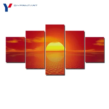 Horizon Orange Reflection Sunset 5 Pieces Canvas Art Photo for Living Room Decoration A0242
Horizon Orange Reflection Sunset 5 Pieces Canvas Art Photo for Living Room Decoration A0242