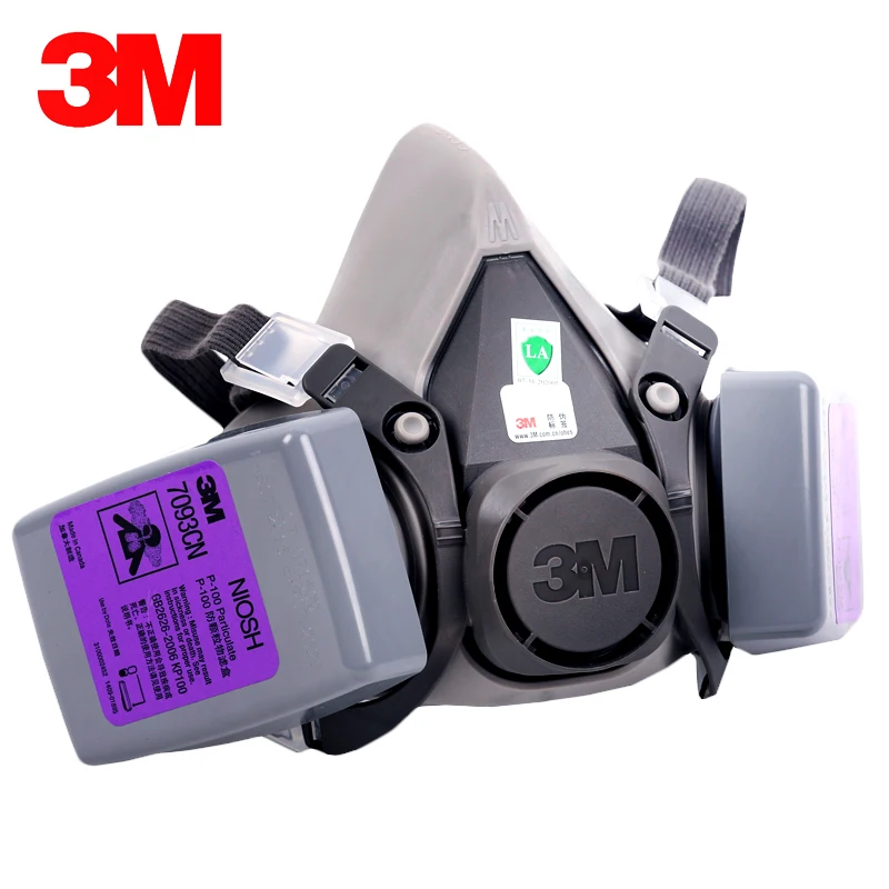 3M 6200 Reusable Half Face Mask 7093 Respirator Mask Oily and Non-oily Particles/Dust/Welding Smoke/Glass Fiber LT1741
3M 6200 Reusable Half Face Mask 7093 Respirator Mask Oily and Non-oily Particles/Dust/Welding Smoke/Glass Fiber LT1741
