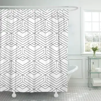Delicate Geometric Pattern Simple Neutral Regular Creative Creativity Curve Dynamic Waterproof Shower Curtains Extra Long
Delicate Geometric Pattern Simple Neutral Regular Creative Creativity Curve Dynamic Waterproof Shower Curtains Extra Long