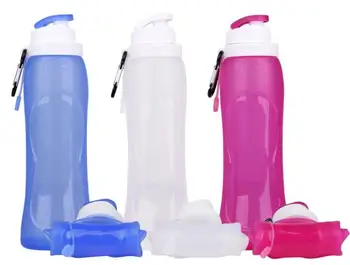 500ml Eco-Friendly Silicone Travel Sport Flexible Collapsible Water Bottles New Design Foldable Drinkware BPA Free SN2401
500ml Eco-Friendly Silicone Travel Sport Flexible Collapsible Water Bottles New Design Foldable Drinkware BPA Free SN2401