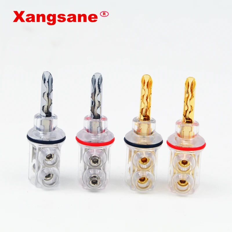 Xangsane 8 pieces High Performance Pure copper Gold plated Banana Lock Plug HiFi Speaker Banana Connectors 8mm
Xangsane 8 pieces High Performance Pure copper Gold plated Banana Lock Plug HiFi Speaker Banana Connectors 8mm