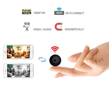 Wifi Mini Camera Wireless 1080P Night Vision MINI Camcorder Micro Camera Home Security Video Cam Camcorde Support Hidden TF card
Wifi Mini Camera Wireless 1080P Night Vision MINI Camcorder Micro Camera Home Security Video Cam Camcorde Support Hidden TF card