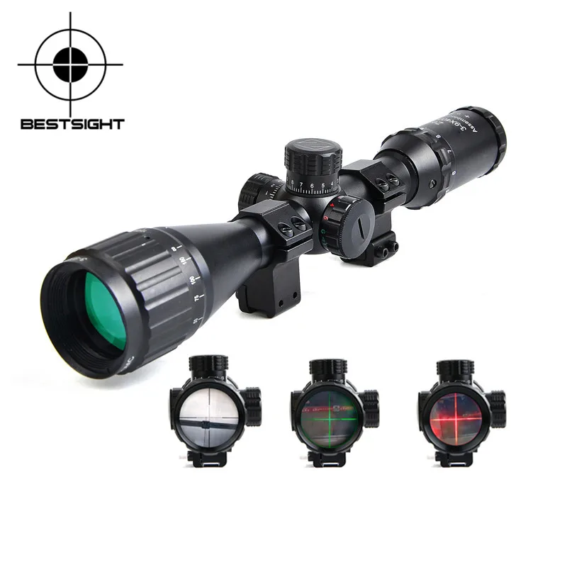 White Letter 3-9X40 Optics Riflescope Hunting Scopes Red and Green Reticle Sight Scope Rifle Airsoft Rifles
White Letter 3-9X40 Optics Riflescope Hunting Scopes Red and Green Reticle Sight Scope Rifle Airsoft Rifles