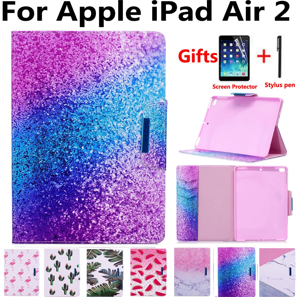 Marble Painted Magnet Pu Leather Cover Case for Apple iPad Air 2/Air2 iPad 6 A1566 A1567 with Screen Protector Film Stylus Pen
Marble Painted Magnet Pu Leather Cover Case for Apple iPad Air 2/Air2 iPad 6 A1566 A1567 with Screen Protector Film Stylus Pen