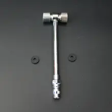 Double head iron nozzle T type air intake rod spanner bicycle/motor tire quick inflatable nozzle tool NO.C0175
Double head iron nozzle T type air intake rod spanner bicycle/motor tire quick inflatable nozzle tool NO.C0175