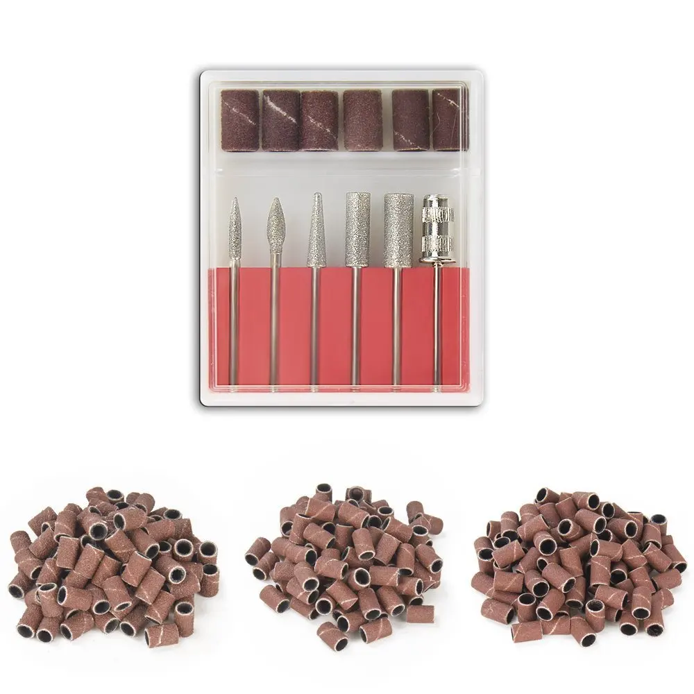 6pcs/Set Professional Nail Art Drill Bits 300pc Sanding Bands 80" 120" 180" Machine Replacement Bits Pedicure & Manicure Tool
6pcs/Set Professional Nail Art Drill Bits 300pc Sanding Bands 80" 120" 180" Machine Replacement Bits Pedicure & Manicure Tool