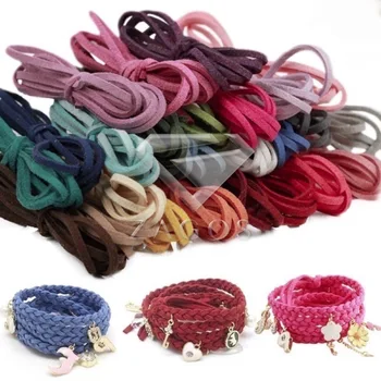 1/40m 3x1.5mm Faux Suede Finding Thread Cord 40 Color DIY Jewelley Making Fit Bracelet Necklace Chain Wholesale TC0107
1/40m 3x1.5mm Faux Suede Finding Thread Cord 40 Color DIY Jewelley Making Fit Bracelet Necklace Chain Wholesale TC0107