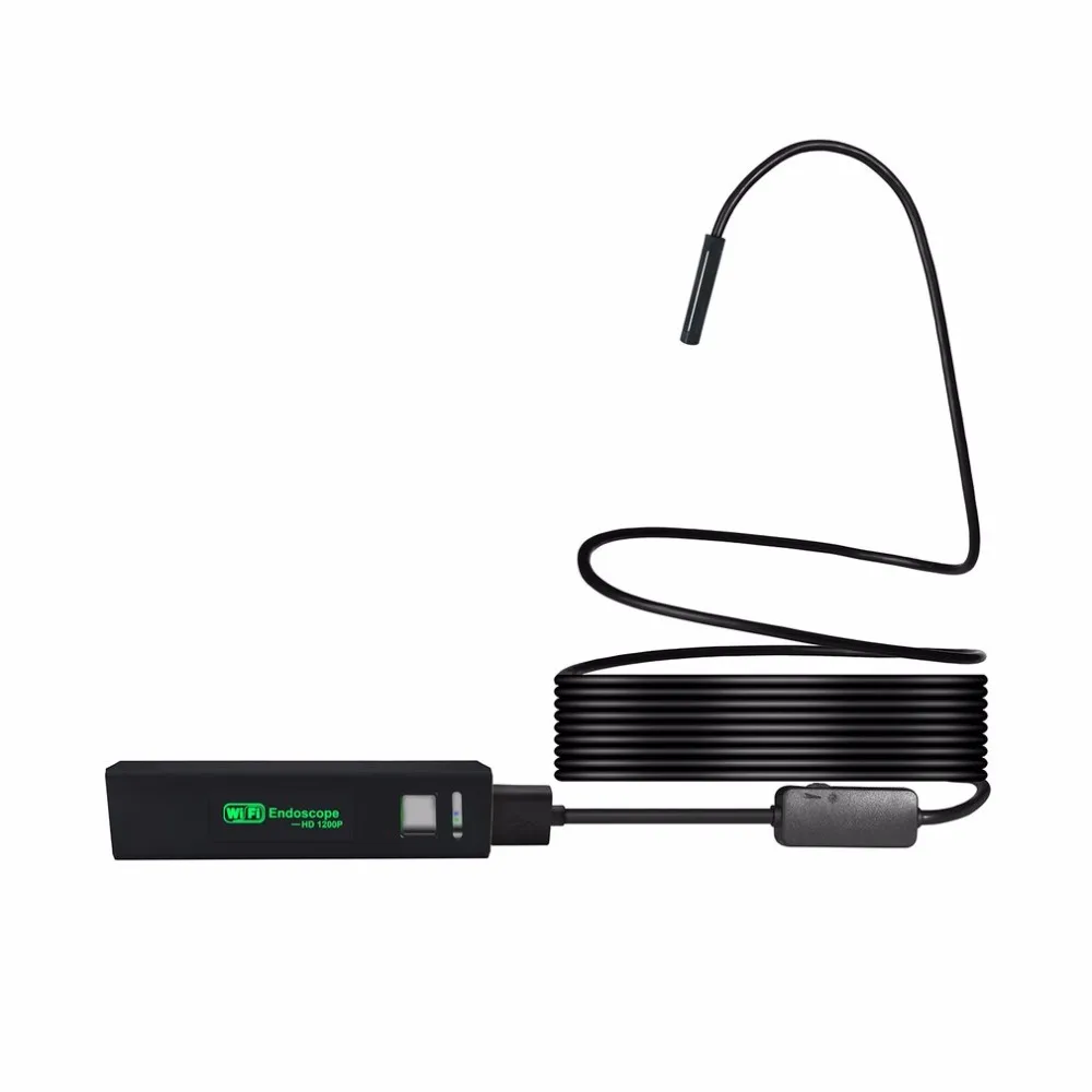 Wireless WiFi Endoscope Mini Waterproof Semi Rigid Inspection Camera 8mm Lens 8LED Borescope For IOS & Android PC 10m soft Wire
Wireless WiFi Endoscope Mini Waterproof Semi Rigid Inspection Camera 8mm Lens 8LED Borescope For IOS & Android PC 10m soft Wire